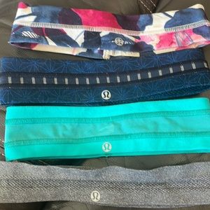 Lululemon Womens Headbands (4) Multicolor
